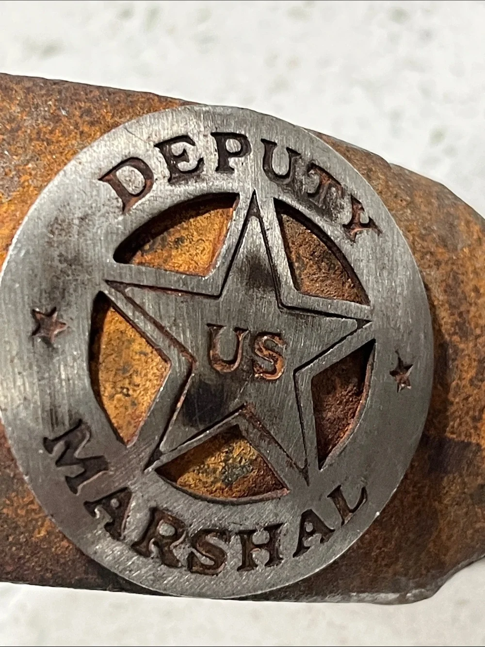 Rustic Brown Vintage US Deputy Marshals Decorative 8 Western Spurs Wall Accent